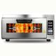 2500W Stainless Steel Stone Pizza Oven with Digital Timer Control and Snack Function