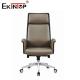 Contemporary Durability Sturdy Leather Office Chair 350mm Aluminium Base