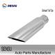 SS304 Exhaust Tail Tips 3 Inch Stainless Steel Exhaust Tips Aluminized Coated Shell