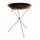 Nordic Style Fashion Metal Leg Hotel Coffee Table Soild Wood Top