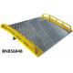 Heavy Duty  Dock Plates , Aluminum Dock Board With Steel Curb 15000 Lbs Capacity