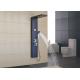 Outdoor Free Standing Shower Panel System ROVATE Brushed Surface Finishing
