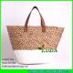LUDA  oversized seagrass tote beach straw handbags for summer