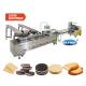 PLC Controlled Auto 2 Lane Sandwich Biscuit Machine For Food Factory