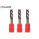 Hardened Steels Square Cutting End Mill Tungsten Carbide Cutting Tools Standard Size