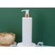 PETG 250ml White Liquid Dispenser Pump Bottle 10oz/300ml
