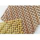 3.6mm PVD Decorative Metal Mesh Panels Plain Woven Stainless Steel