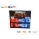 Yellow Red Blue Colors Led Electronic Scoreboard Outdoor For Paintball Sports