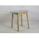 MDF 42cm High 46cm Long Wooden Stool With Cushion