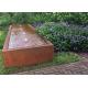 Corten Steel Garden Fountain Water Feature For Outdoor Decor