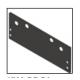 Parallel Arm Mounting Drop Plate For Door Closer On Aluminium Door 60kg