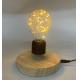 round base wireless magnetic levitation desk lamp light night bulb