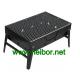 Portable Steel BBQ Grill in Black Color with Neutral Packaging Color Box In Stock