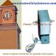 Double side city street clocks and movement/mechanism, working with stepper motor, water rain proof, lower noise