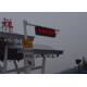 Aluminum Frame LED Variable Message Signs , Led Traffic Display Programmable