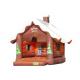 Christmas Inflatable Bouncy Castle , Outdoor Games Blow Up Jump House 5.2 * 4 * 4.5m