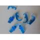 Precision Plastic Injection Moulding For Gloss Finish Translucent Blue Medical Products Lugs