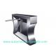 Single / Dual Direction Remote Control Stainless Tripod Turnstile For Supermarke