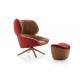 Tabano Fiberglass Lounge Chair By Patricia Urquiola B & B Italia Mid Century Style