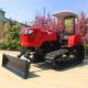 OEM ODM 120HP Crawler Tractor Paddy Field Mini Crawler Tractor With Rotary Tiller Plow