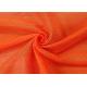 90GSM 100 Percent Polyester Mesh Fabric For Shoes Neon Orange Red Color