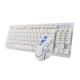 104 Key Ergonomic Wireless Keyboard And Mouse Combo With Nano USB Receiver 