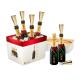 Gold Pink Plating Moet Chandon Champagne Sipper For Mini Moet Champagne 175ml