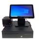15.6'' Full HD WIN/Android Touch Screen POS Machine with LED8/VFD220/11.6 2nd Display