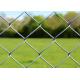Diamond Wire Mesh 1.8m Steel Chain Link Fencing With Galvanized