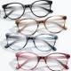 Exquisite Fashion Round Acetate Frame Glasses Optical Spectacles Woodgrain Stripe