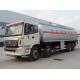 25 Ton Fuel Delivery Tank Truck , 30000 Liters Bobtail Fuel Truck Long Distance