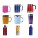 New creative gift product coloured stainless steel mugs cup