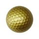 golden color golf ball/novelty golf ball/2PC Golf silver practice ball