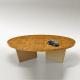 1000mm Italian Coffee Table 45cm Pine Round Couchtisch