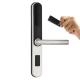 Security Electronic Hotel Keyless Entry Locks / RFID Door Lock For Hotels