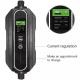 EU Mode 2 OEM 3.5kw 16A EVSE Level 2 Type 2 EV Charger Portable With Screen