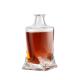 Luxury Crystal Glass Bottle 750ml Cognac Napoleon Brandy Bottle with Rubber Stopper