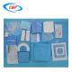 SMS Nonwoven Sterile Dental Surgical Drapes Pack Disposable For Patient