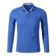 Wholesale Cotton Polyester Leisure Quick Drying Breathable Men'S Custom Golf Lapel Long Sleeve Polo Shirt