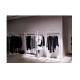 Elegant Clothes Shop Fittings Iron Powder Coated , White Complete Shop Fittings For Retail Store