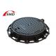 D400 Extra Heavy Duty Hinged Round Access Cover With Round  And Square Frame