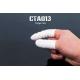 Eco - friendly Soft Skin Color Rubber ESD Finger Cots For Protection