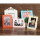 6inch different colorful paper photo frame wholesale customized design