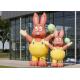 Attractive Cute Inflatable Easter Bunny , Commericial Funny Custom Made Inflatables Advertising