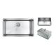 PVD Nano Undermount Stainless Steel Kitchen Sink External Size 30x18x10