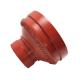 Painted Fire Fighting Ductile Grooved Pipe Fittings 1.6Mpa