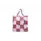 Red And Pink Polypropylene Reusable Shopping Bags For Supermarket Packing