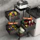 European Style Rotating Storage Rack No Installation Hollowed Out Dust Proof For Multiple Scenarios