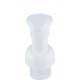 White Polypropylene 40mm Foam Pump For Neck Size 40/410