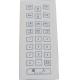 Dot matrix scratch proof Industrial Membrane Keyboard with numeric keypad